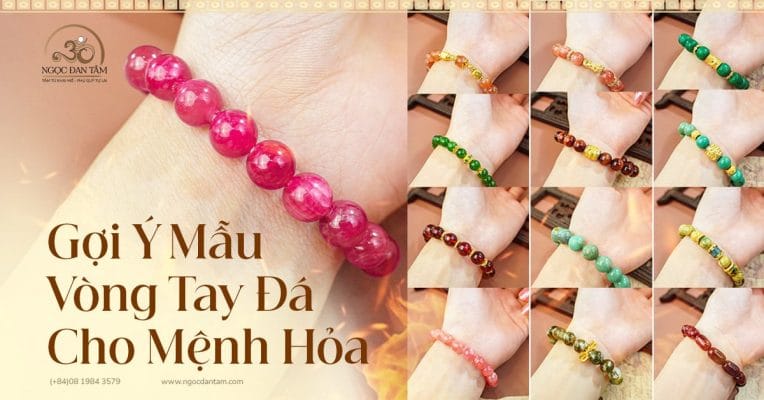 Vòng tay handmade cho Người Mệnh Hỏa