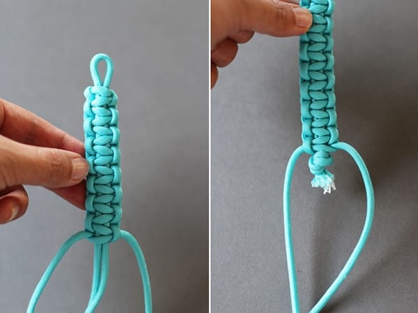 Cách làm đồ handmade: Hướng dẫn thắt vòng tay nút kép đơn giản tại nhà chỉ với 4 bước 14 dây nút thắt kép
