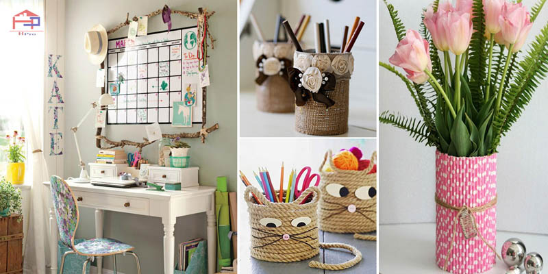 Đồ trang trí bàn học handmade