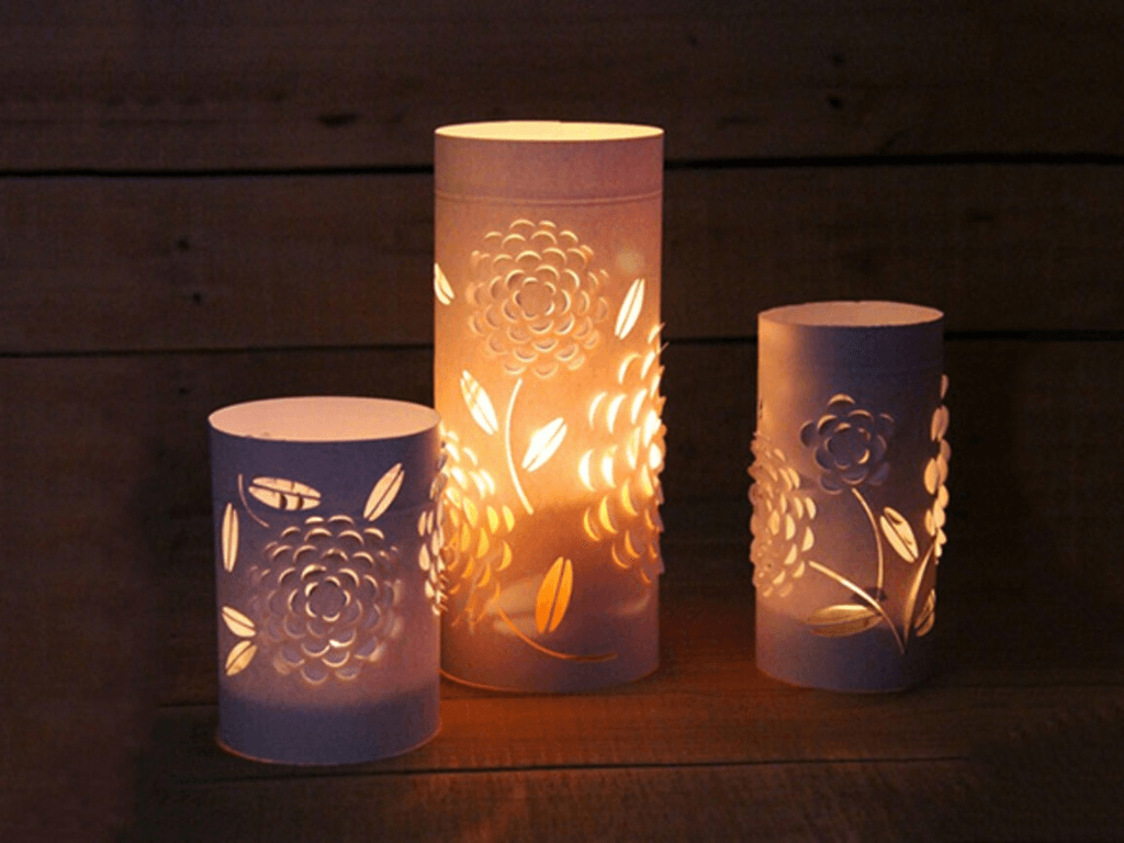 Đèn ngủ handmade đơn giản