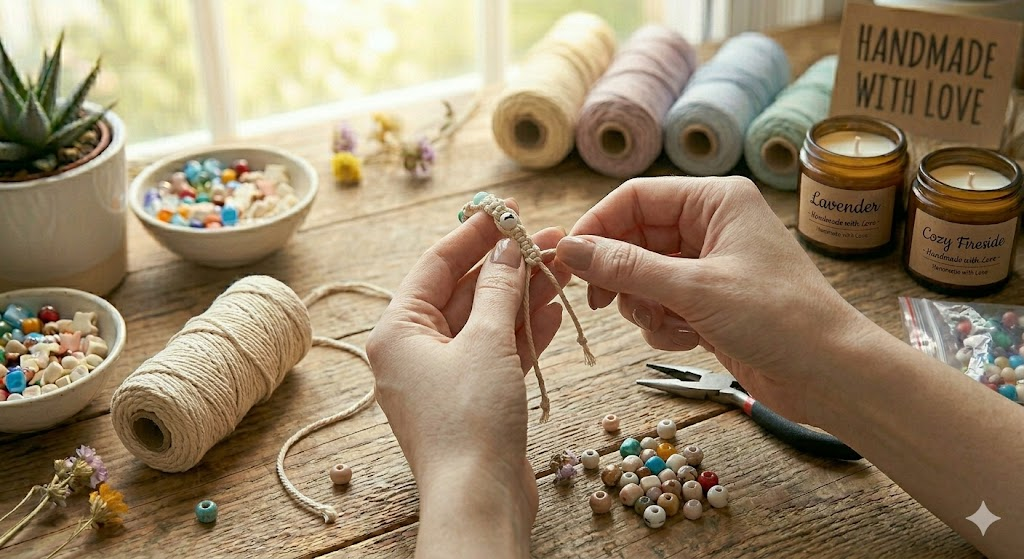 đồ handmade dễ làm cho người mới bắt đầu