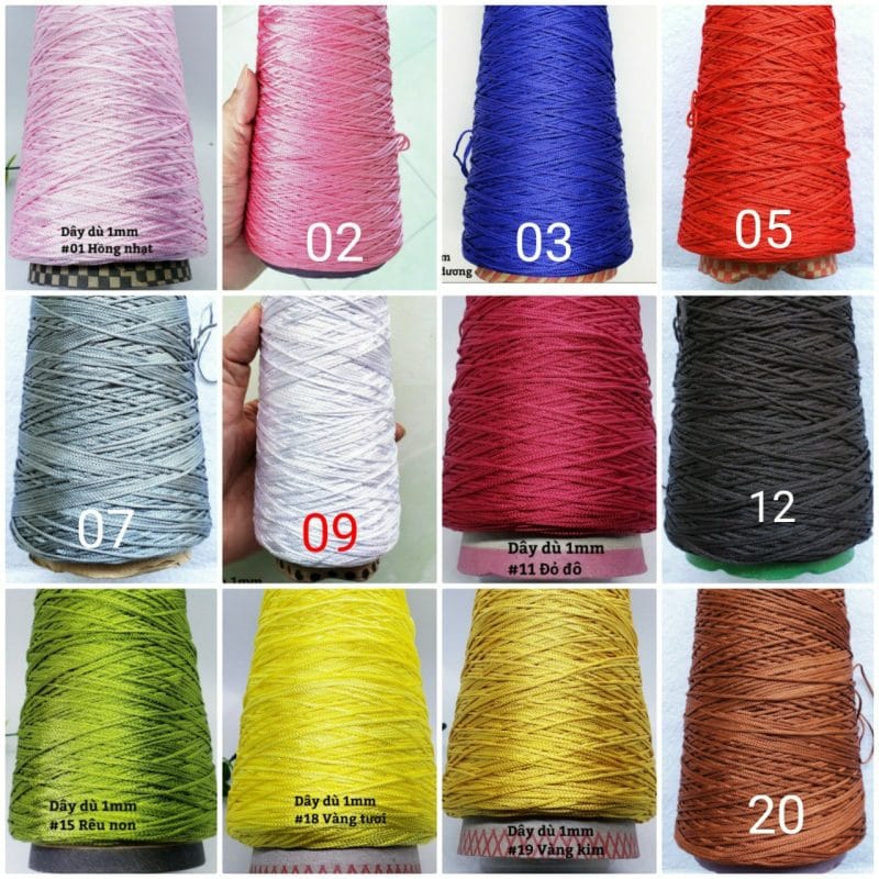 Lựa chọn loại dây phù hợp trong cách thắt vòng tay